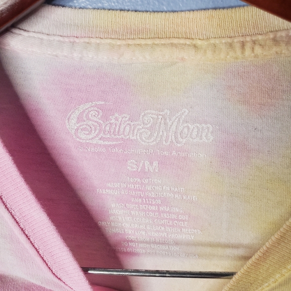 sailor moon tie dye shirt Woman Size M - Picture 3 of 3